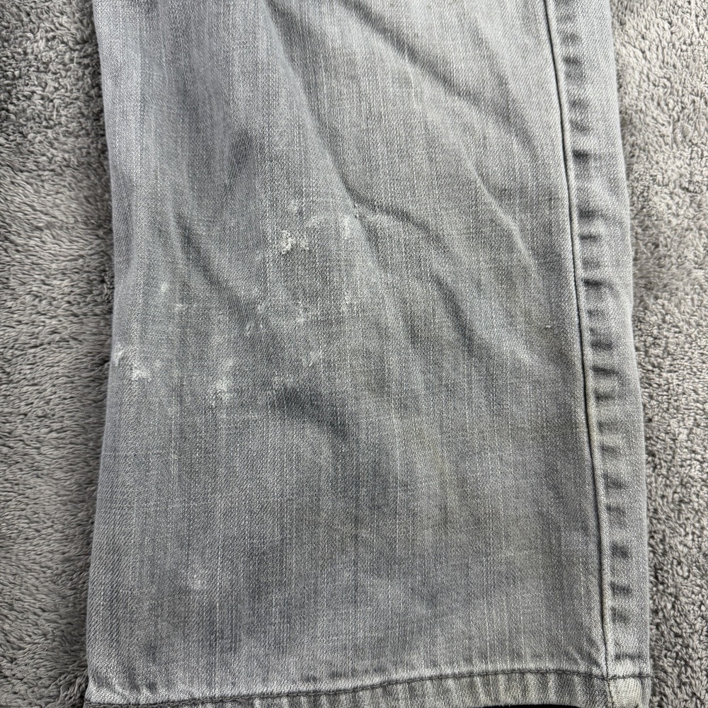 Levis 569 Loose Straight Fit Jeans Mens 42x25.5 Gray‎ Mid Rise - Picture 7 of 15